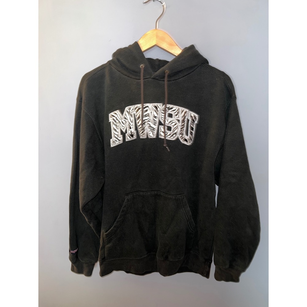 Jansport MWSU Missouri Western State University Hoodie Zebra Print Black Medium